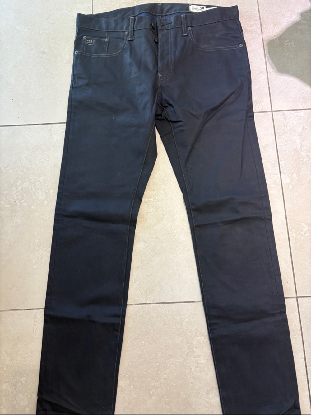 G-Star Slim Straight Jeans in Black